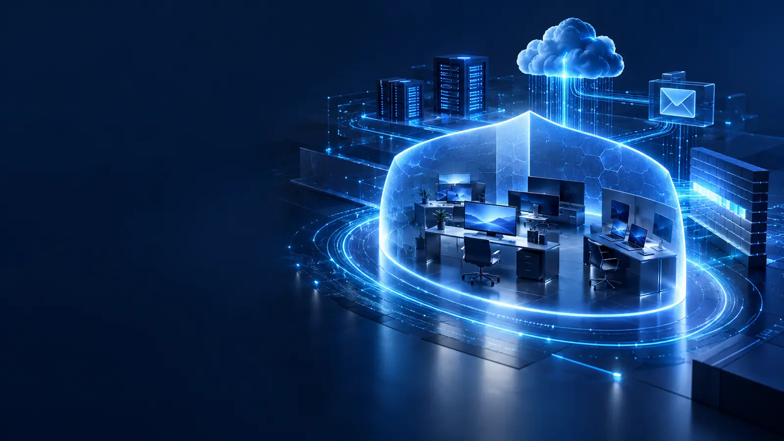 Πολυεπίπεδη προστασία cybersecurity για μικρή επιχείρηση